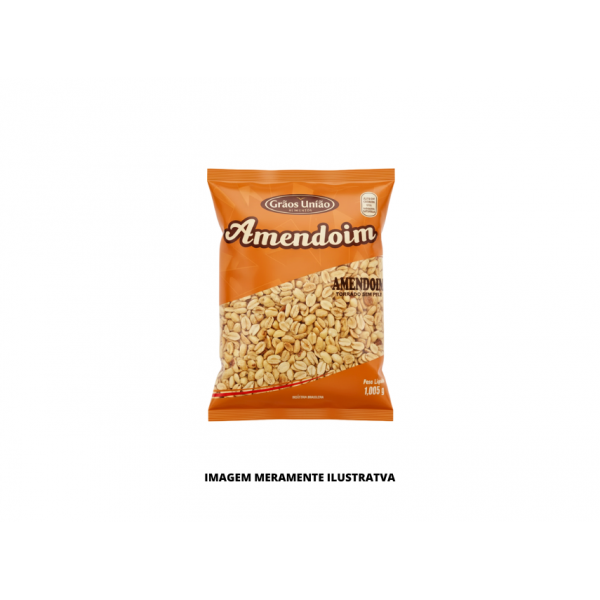 AMENDOIM - WANLU - 1Kg TORRADO MEDIO SEM PELE